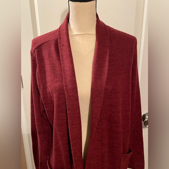 a.n.a Sweaters - XL Maroon a.n.a. Cardigan with front pockets. Like new.